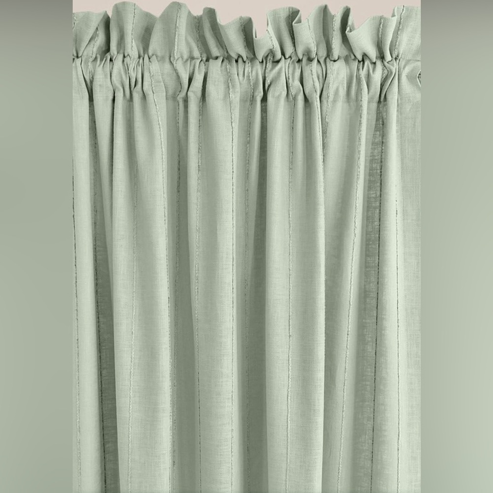 Veratex 50”x96” linen rod pocket drape. 1 panel. NWOT - Picture 3 of 3